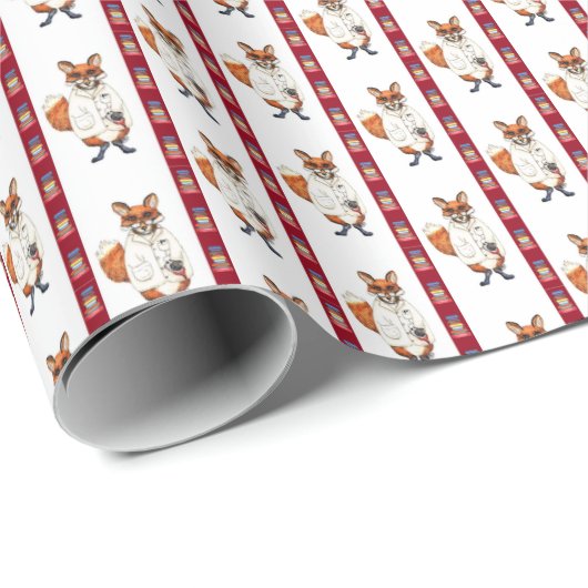Doctor Fox Wrapping Paper Cadeaupapier (Rol Hoek)