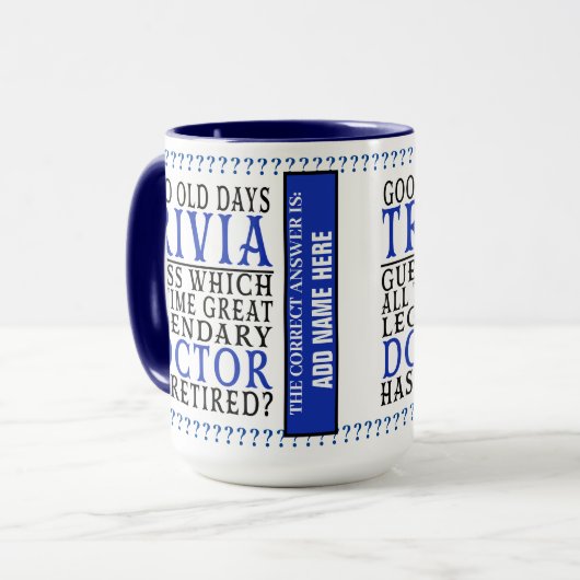 Doctor Funny Personalized Remoe, Mok in ruste (Voorkant links)