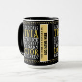 Doctor Funny Personalized Remoe, Mok van pensioner (Voorkant links)