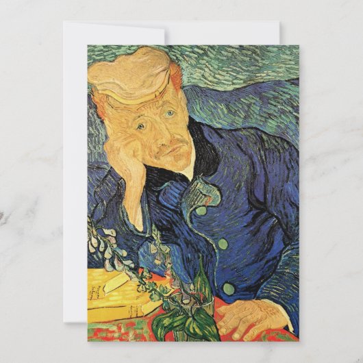 Doctor Gachet door Vincent van Gogh Retirement Kaart (Voorkant)
