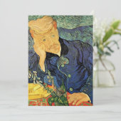 Doctor Gachet door Vincent van Gogh Retirement Kaart (Staand voorkant)