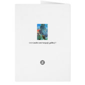 Doctor Gachet's tuin, Auvers van Vincent van Gogh (Achterkant)