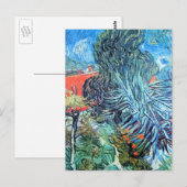 Doctor Gachet's tuin, Auvers van Vincent van Gogh Briefkaart (Voorkant / Achterkant)