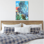 Doctor Gachet's tuin, Auvers van Vincent van Gogh Canvas Afdruk (Insitu (Slaapkamer))