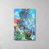 Doctor Gachet's tuin, Auvers van Vincent van Gogh Canvas Afdruk (Voorkant)
