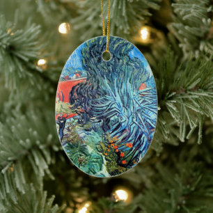 Doctor Gachet's tuin, Auvers van Vincent van Gogh Keramisch Ornament