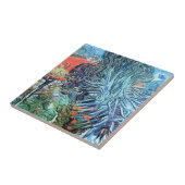 Doctor Gachet's tuin, Auvers van Vincent van Gogh Tegeltje (Zijkant)