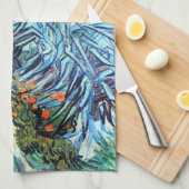 Doctor Gachet's tuin, Auvers van Vincent van Gogh Theedoek (Quarter Fold)