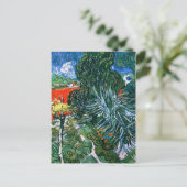 Doctor Gachet's tuin, Vincent van Gogh Briefkaart (Staand voorkant)