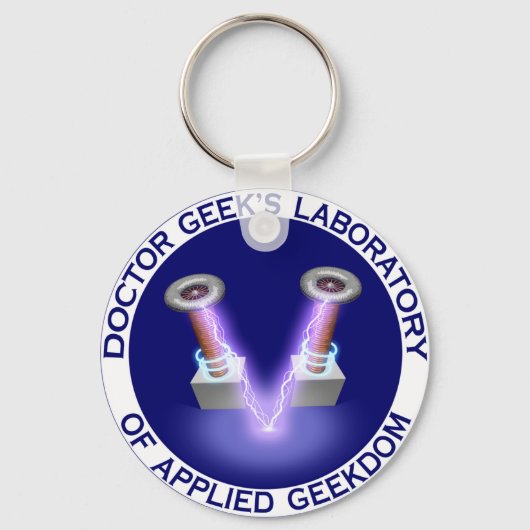 Doctor Geek's Logo Sleutelhanger (Voorkant)