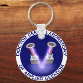 Doctor Geek's Logo Sleutelhanger (Voorkant)