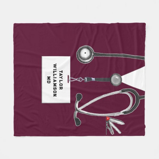 Doctor Gift Ideeën Fleece Deken (Voorkant (Horizontaal))