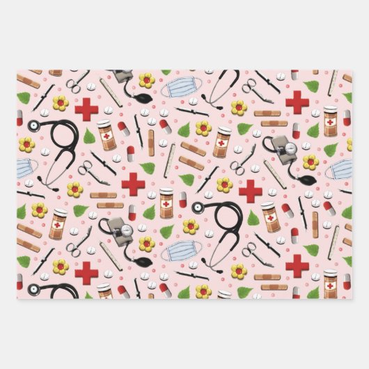 Doctor Gift Inpakpapier Vel (Voorkant 3)