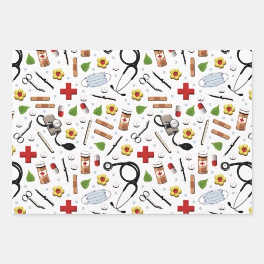 Doctor Gift Inpakpapier Vel (Voorkant 2)