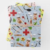 Doctor Gift Wrapping Papieren vellen (In situ)