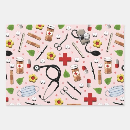 Doctor Gift Wrapping Papieren vellen (Voorkant 3)
