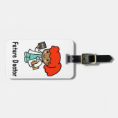Doctor Girl met Xray Bagagelabel (Voorkant horizontaal)