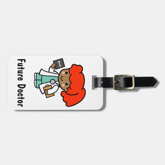 Doctor Girl met Xray Bagagelabel (Voorkant horizontaal)