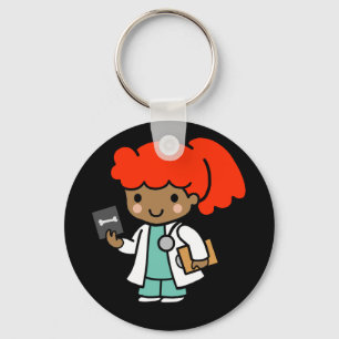Doctor Girl met Xray Sleutelhanger