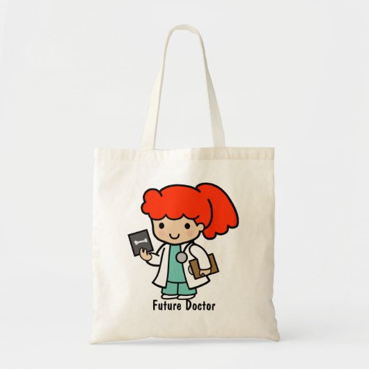 Doctor Girl met Xray Tote Bag (Voorkant)