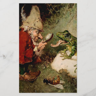 "Doctor Gnome Inspects Frog Tongue" door Heinrich  Briefpapier