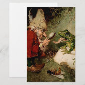 "Doctor Gnome Inspects Frog Tongue" door Heinrich  Briefpapier (Voorkant / Achterkant)