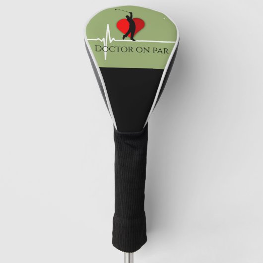 Doctor golfing ekg golfheadcover (Voorkant)