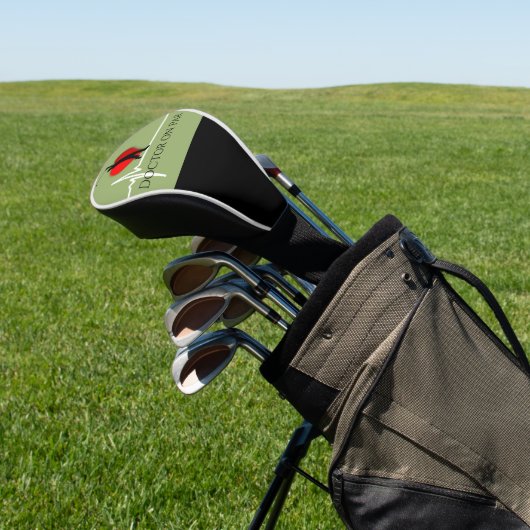Doctor golfing ekg golfheadcover (Insitu)