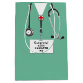 Doctor Graduation Congrats Medium Cadeauzakje (Voorkant)