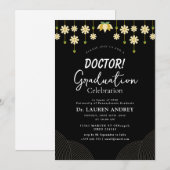 Doctor Graduation Party Invitation Kaart (Voorkant / Achterkant)