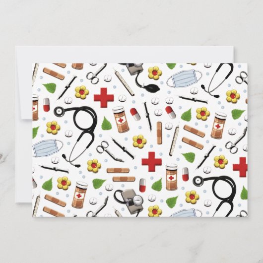 Doctor Graduation Party Kaart (Achterkant)