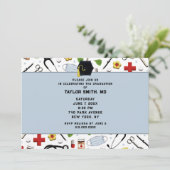 Doctor Graduation Party Kaart (Staand voorkant)