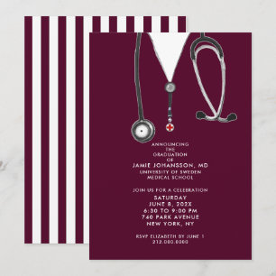Doctor Graduation Party uitnodigingen