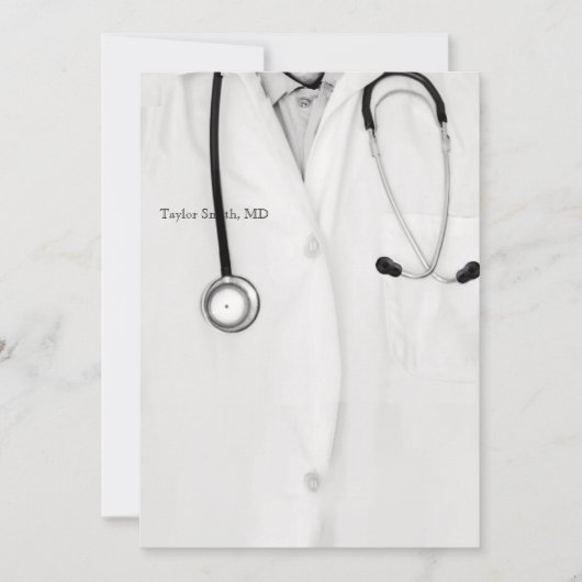 Doctor Graduation Party uitnodigingen (Voorkant)