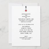 Doctor Graduation Party uitnodigingen (Achterkant)