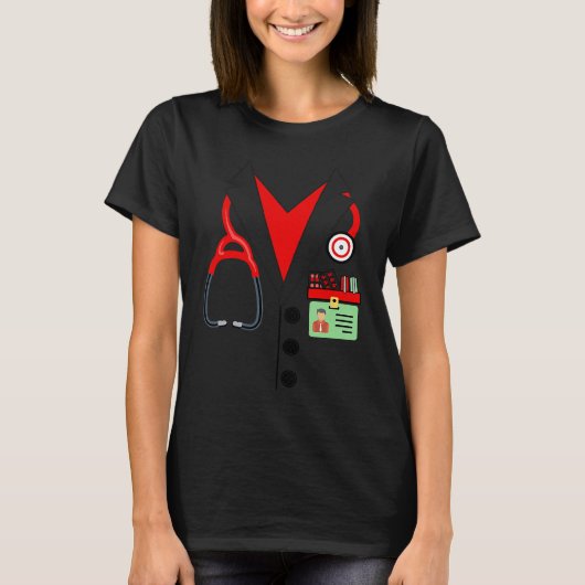 Doctor Halloween Med School Medical Students Docto T-shirt (Voorkant)