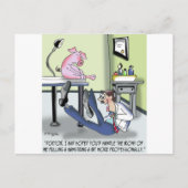 Doctor Handles Pulled Hamstring onprofessioneel Briefkaart (Voorkant)