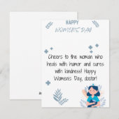 Doctor - Happy Women's Day Kaart (Voorkant / Achterkant)