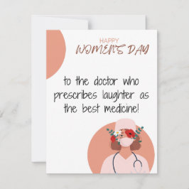 Doctor - Happy Women's Day Kaart, Feestdagenkaart