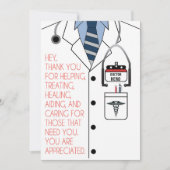 Doctor Hartelijk dank Bedankkaart (Voorkant)