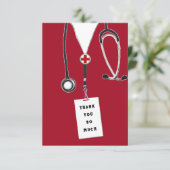 Doctor Hartelijk dank Bedankkaart (Staand voorkant)