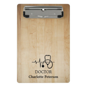 Doctor Heart Beat Stethoscoop Mini Klembord