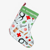 Doctor Holiday Gift Grote Kerstsok (Voorkant (Hangend))