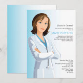 Doctor in de Afstuderen (F) Kaart (Voorkant / Achterkant)