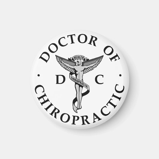 Doctor in de chiropractische Logo Magnet (Voorkant)
