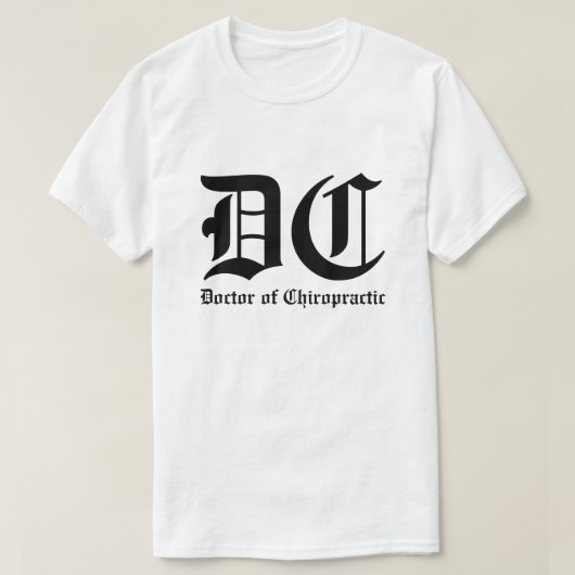 Doctor in de chiropractische T-Shirt (Design voorkant)