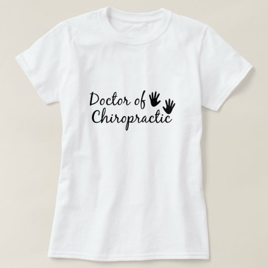 Doctor in de chiropractische T-Shirt (Design voorkant)