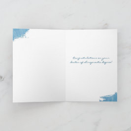 Doctor in de Chiropraktijk Afstuderen Card, DC afs Kaart