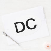 Doctor in de chiropraktijk ovale sticker (Envelop)