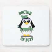 Doctor in de dienst Pinguïn (vrouw) Muismat (Voorkant)